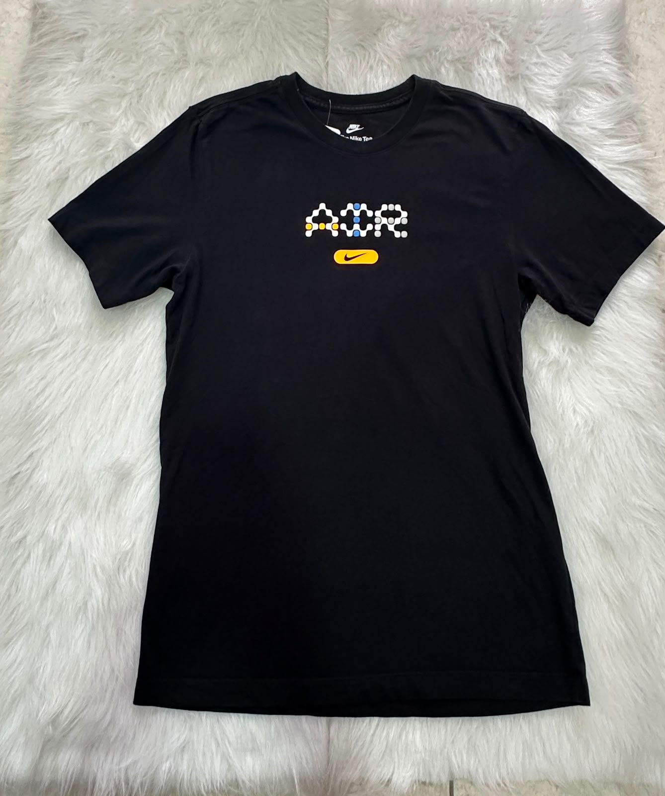 Camiseta Nike Negra de Algodón con Estampado