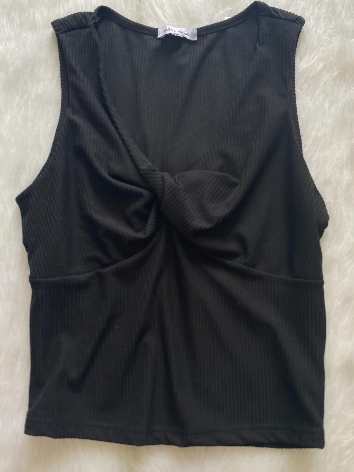 Blusa Negra sin Manga